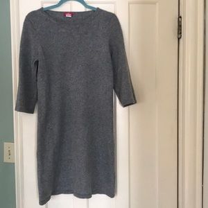 J Crew 100% cashmere sweater dress, straight cut
